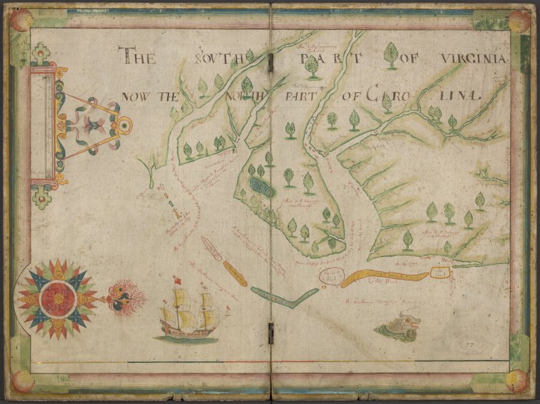 1657 Nicholas Cumberland Map