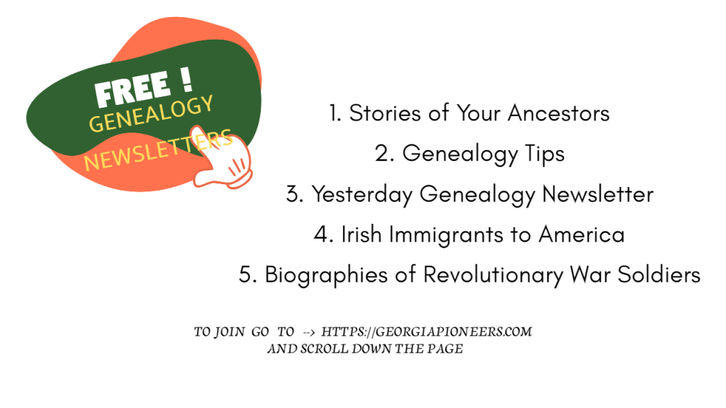 alt="Free Genealogy Newsletters and Tips"